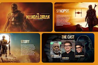design winning pitch deck for your film, movie and TV series