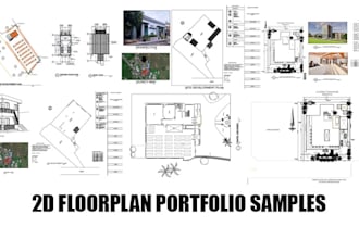 do 2d autocad drawings and revit layouts for you
