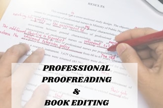 edit your fiction or nonfiction ebook or manuscript