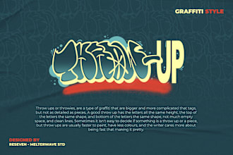 draw custom graffiti design for t shirt or logo