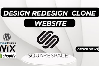 build squarespace website design squarespace ecommerce redesign landing page seo
