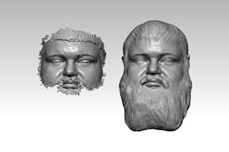 fix and cleanup your face 3d scan