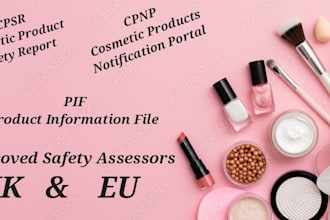 prepare cosmetic product safety report cpsr for products in eu , UK