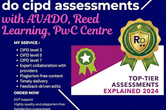 do cipd assessments with asas, reed learning, pwc centre