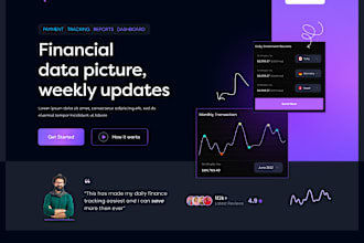 develop fintech loan website finance investment website fintech app banking app
