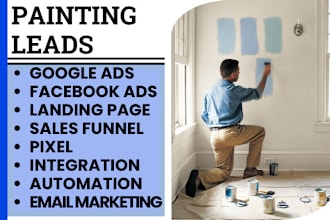 generate house painting leads window cleaning home remodelling leads website