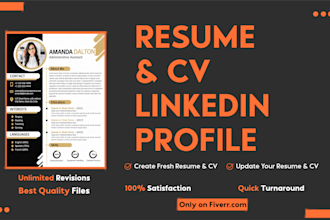 write and upgrade your resume, cv, cover letter