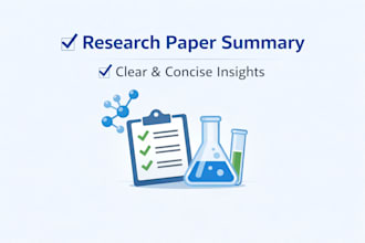 summarize chemistry, environmental, and scientific research papers