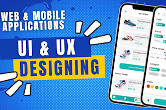 design modern UI UX using figma and adobe xd