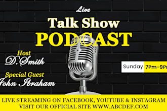 design awesome podcast cover art and podcast logo
