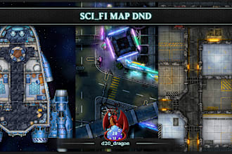 create your scifi map dnd, ttrpg and games