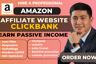 build autopilot amazon affiliate website store with clickbank autoblog backlink