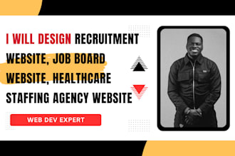 do recruitment website, job board website, healthcare staffing agency website