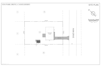 create a simple site plan in shades of gray