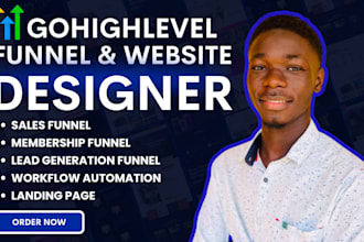 expert gohighlevel sales funnel website automation landing page webinar