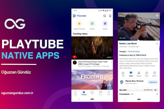publish your playtube android and IOS native application