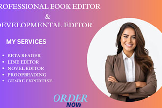 professionally line edit your ebook, book, fiction, non fiction