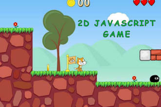 create 2d web based javascript game for you