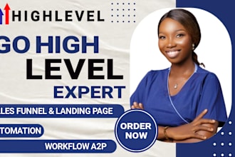 build gohighlevel automation workflow, website, funnels, landing page, snapshot