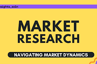 do market research, competitor analysis, niche research and marketing research
