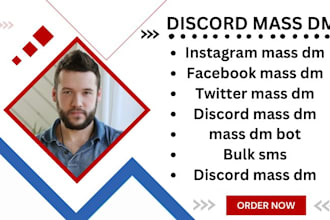 send discord mass dm, telegram mass dm, facebook mass dm, twitter promotion