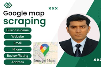 do google map scraping, lead generation, data extraction for your business