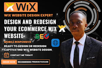 build wix website design redesign wix website wix ecommerce wix online store