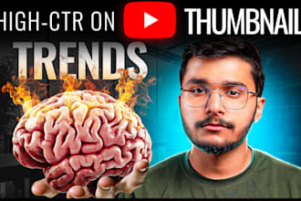 create engaging clickbait youtube thumbnail that boosts views