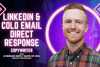 write sales copy for cold email and linkedin direct messages