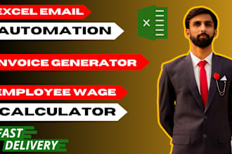 create auto microsoft excel templates for email marketing and invoice generation