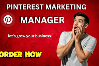 be your pinterest marketing manager and seo expert