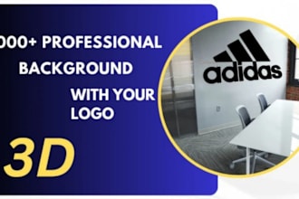 create google meet and zoom virtual background with logo