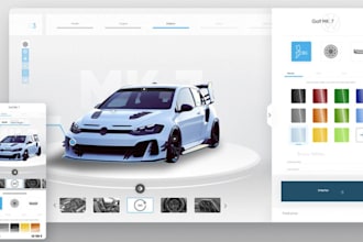 build webgl product configurator, graphics API, vertex data, shaders, three js