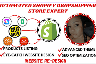 build shopify store shopify dropshipping store one product store via bigbuy temu