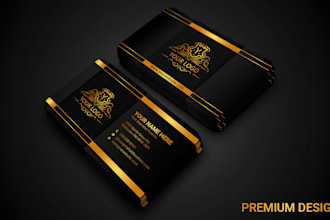 design professional, modern, minimalist, luxury business card in 24 hours