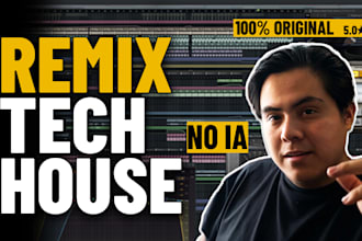 produce a professional tech house remix for djs and artists
