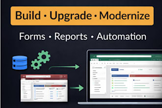 build or upgrade microsoft access database
