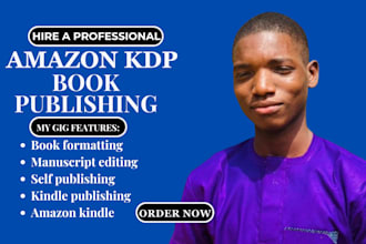 do amazon kdp book publishing, manuscript editing, ebook formatting publishing