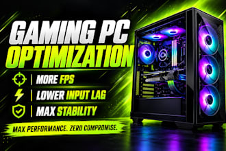 optimize, tweak, fix, overclock PC for gaming and streaming