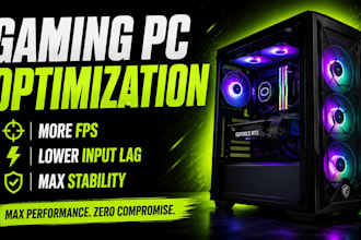 optimize, tweak, fix, overclock your PC for gaming and streaming