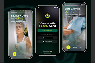 develop laundry service app, dry cleaning app, home cleaning app, handyman app