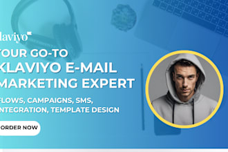 klaviyo email marketing flows template figma design campaign shopify