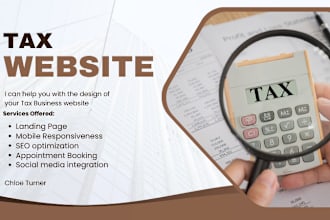 design tax website finance website for tax