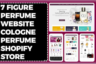 design perfume shopify fragrance perfume store cologne dropshipping website