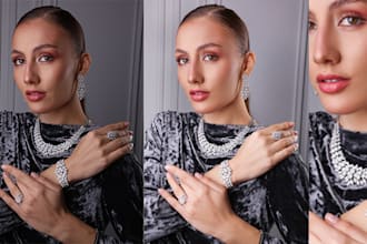 do get jewelry image retouching, jewelry image editing