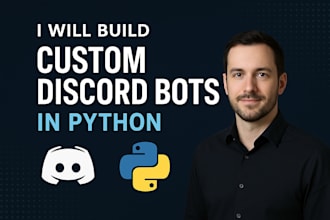 create a custom discord bot for your server in python