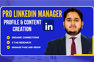 be your linkedin manager optimize profile and content creator