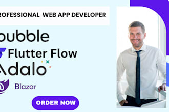 be your expert app developer for bubble, flutterflow, blazor, firebase