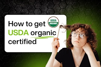 consult you about the usda organic certification process