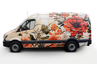 create professional box trailer ,trailer wrap,food truck
